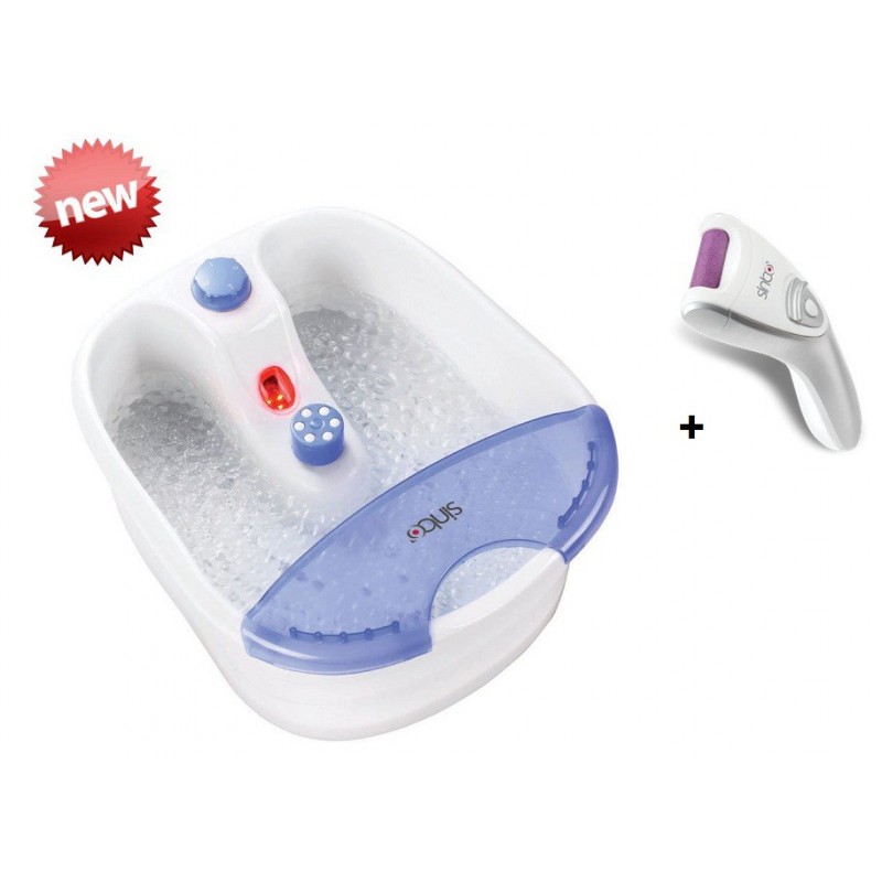 Pack SINBO: Appareil de massage pieds SMR-4230 + Appareil Soins Pieds SS-4036