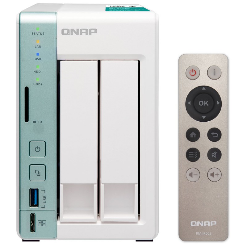 Serveur NAS 2 Baies QNAP TS-251A-2G / 2To