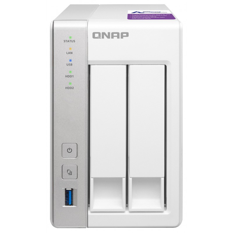 Serveur NAS 2 Baies QNAP TS-231P / 2To