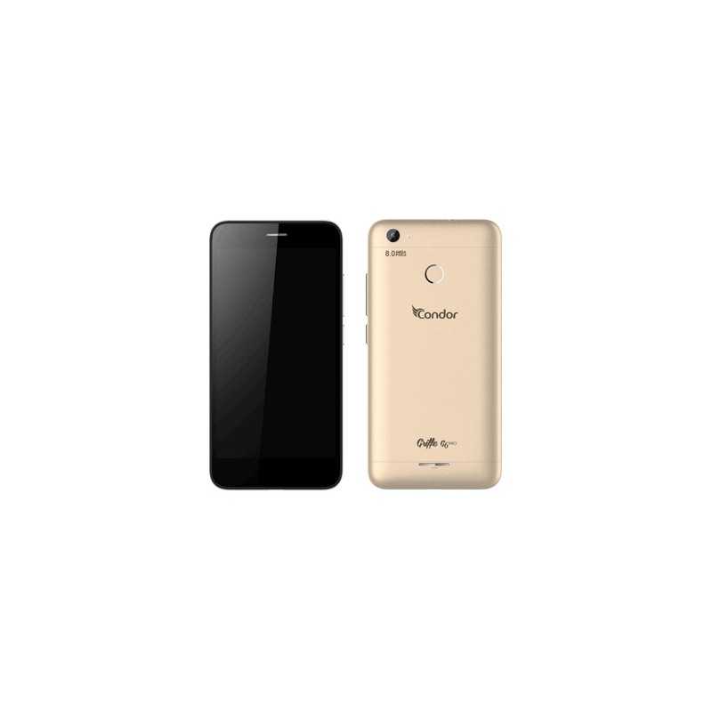 Téléphone Portable Condor Griffe G6 PRO / 4G / Double SIM / Gold + Film de protection + SIM Offerte