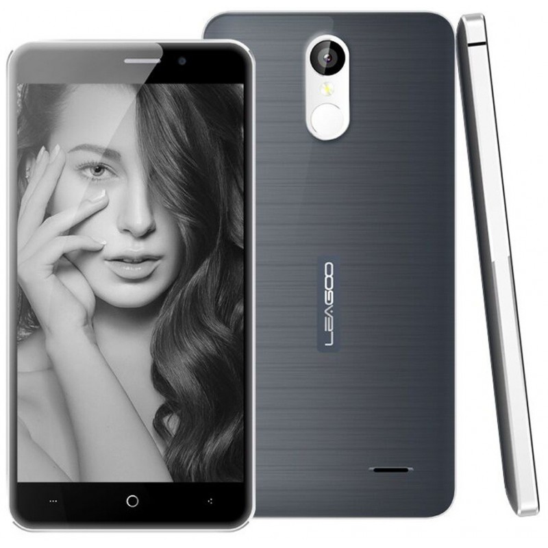 Téléphone Portable Leagoo M5 Plus / 4G / Double SIM / Blanc + SIM Offerte