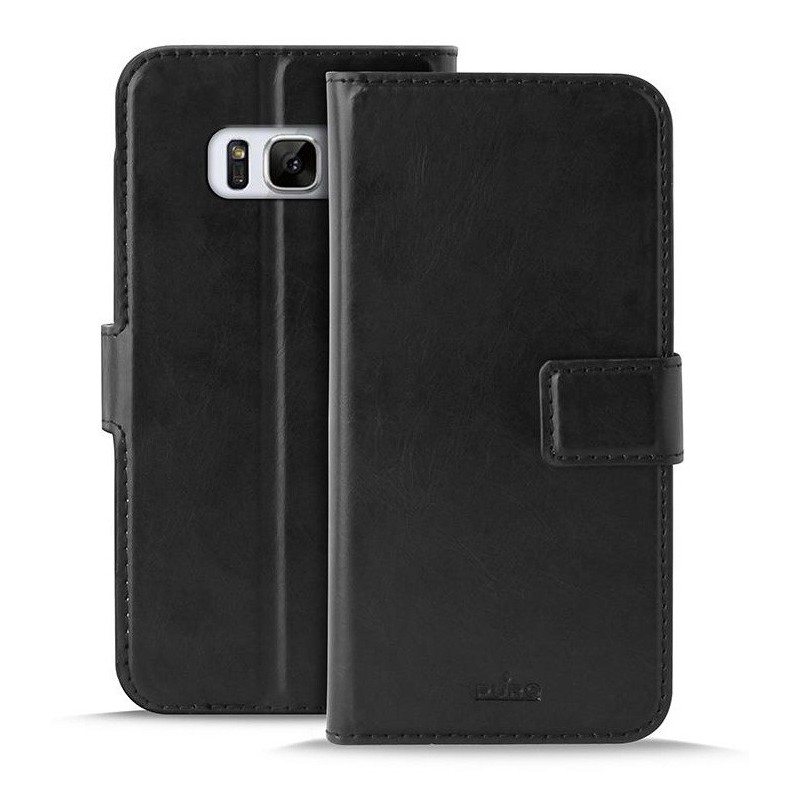 Etui Flip-cover Puro Booklet pour Samsung Galaxy S8 / Noir