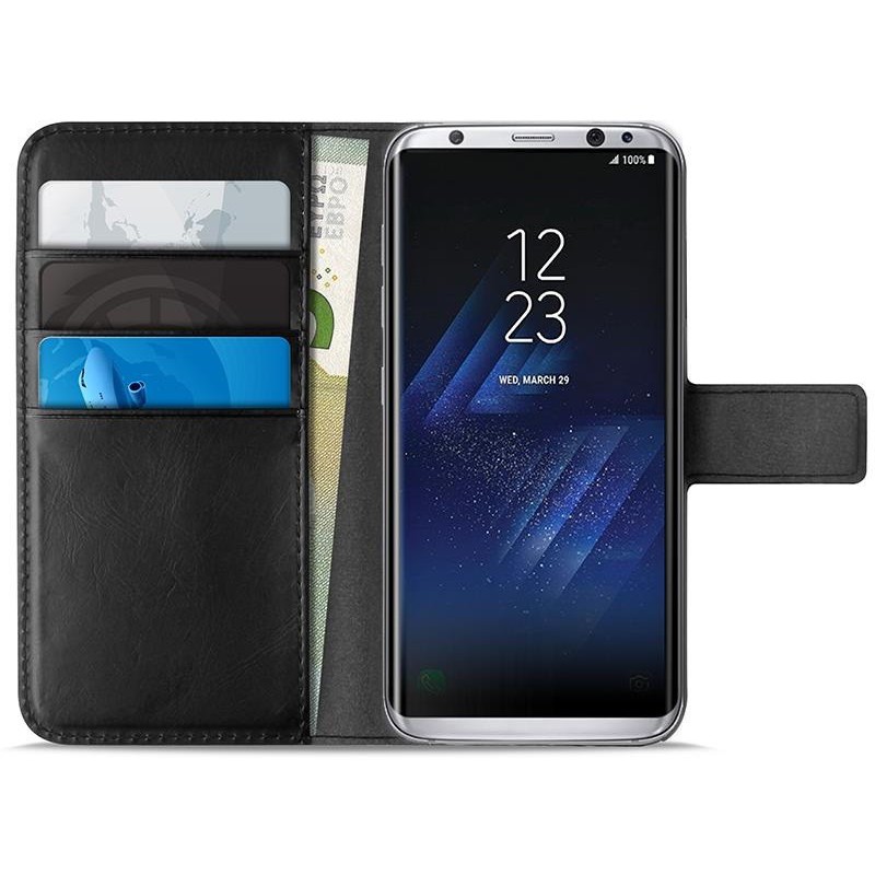 Etui Flip-cover Puro Booklet pour Samsung Galaxy S8 / Noir