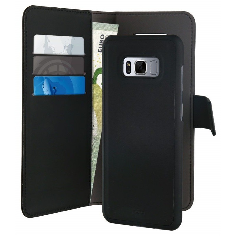 Etui Flip-cover Puro avec coque détachable pour Samsung Galaxy S8 / Noir