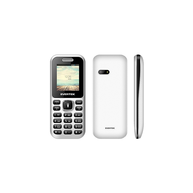 Téléphone Portable Evertek Sunny / Double SIM / Blanc