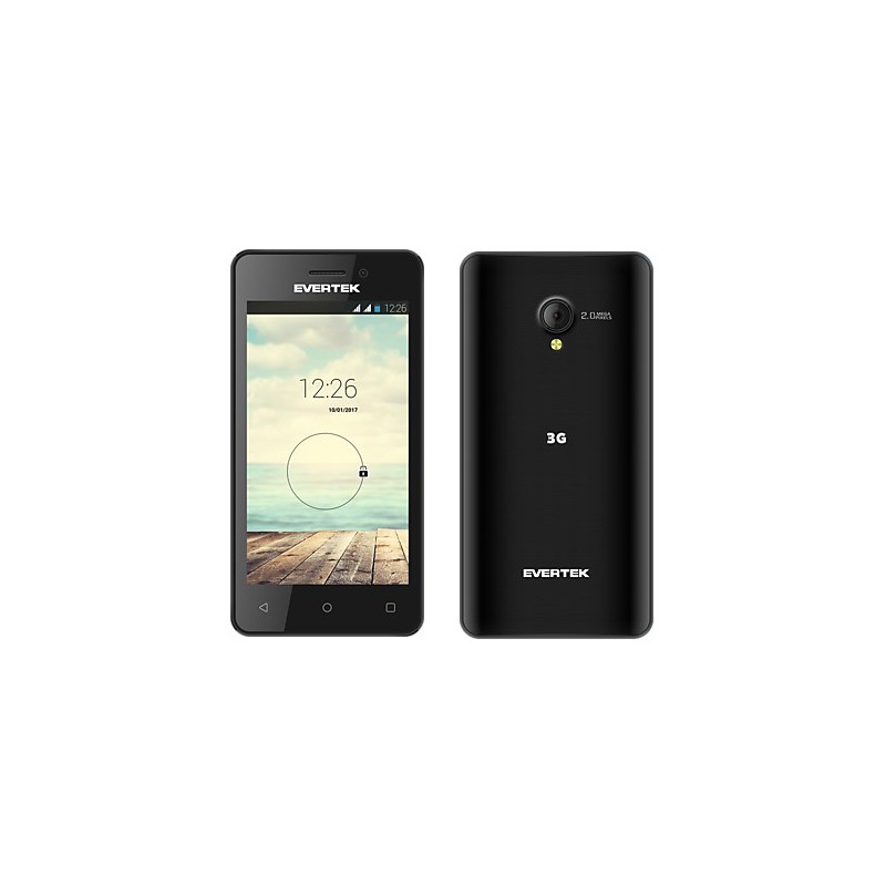Téléphone Portable Evertek V1 Nano / Double SIM / Noir