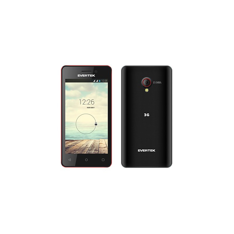 Téléphone Portable Evertek V1 Nano / Double SIM / Rouge