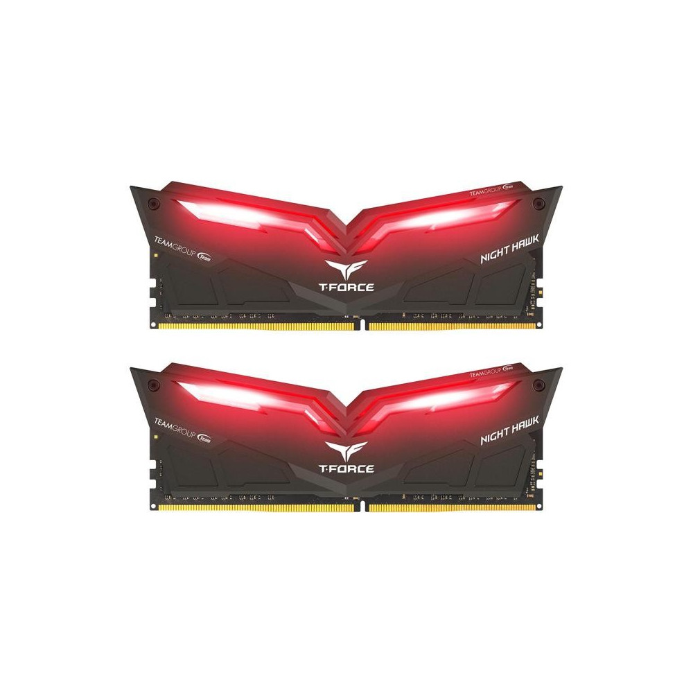 Barrette Mémoire Team Group 2x 16 Go DDR4 3200 MHz / LED Rouge
