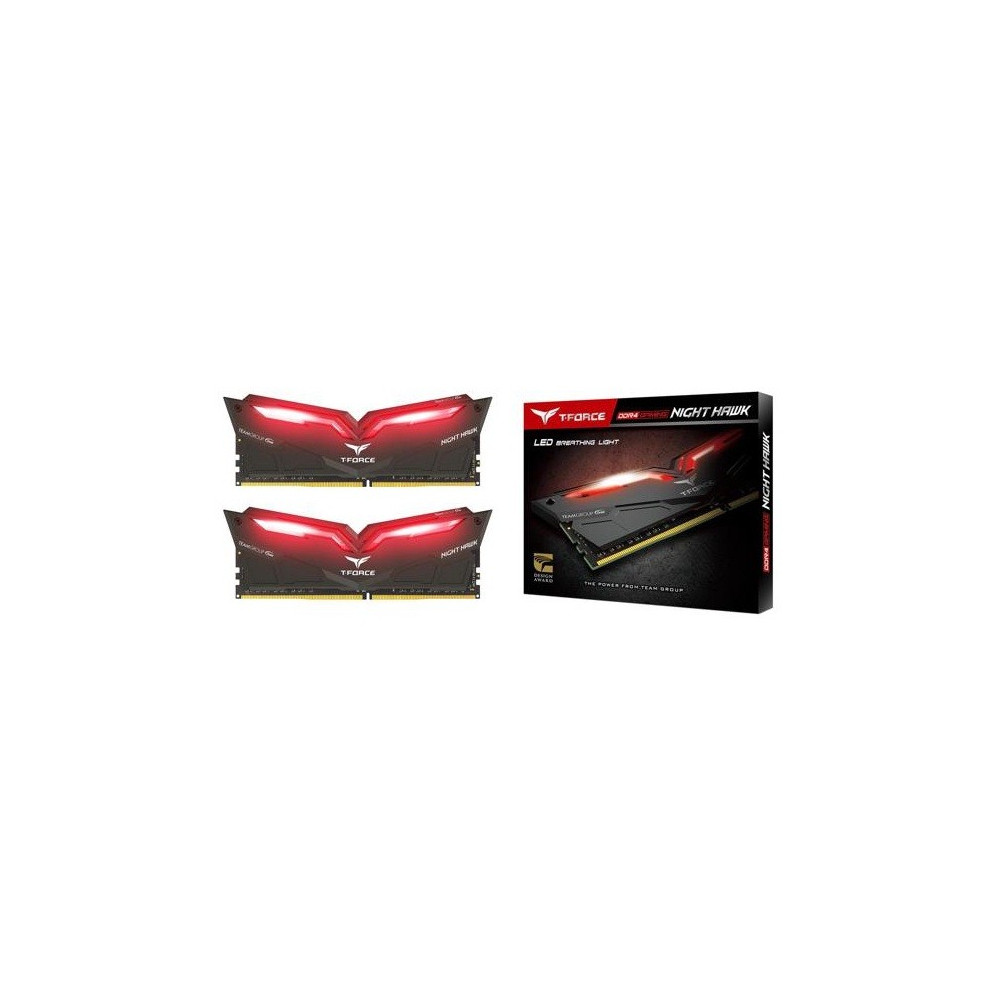 Barrette Mémoire Team Group 2x 16 Go DDR4 3200 MHz / LED Rouge