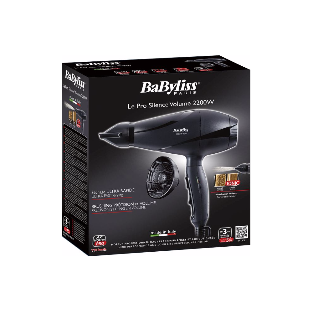 Sèche Cheveux Babyliss Pro Silence Volume 2200W