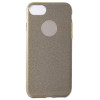 Etui en Silicone Ksix pour iPhone 7 / Gold