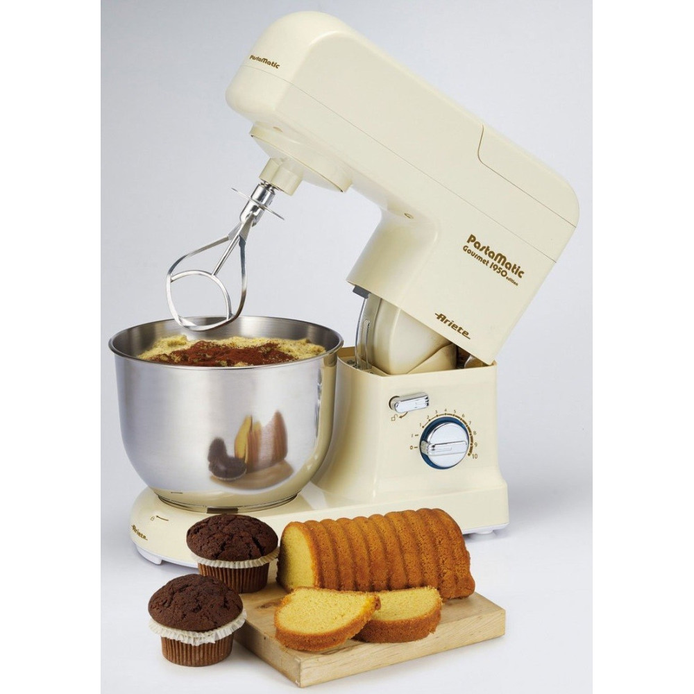 Robot Pâtissier Pastamatic Gourmet Ariete 1596/11 / 4.2L / 1500W