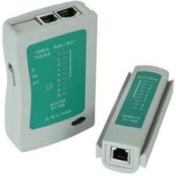 Testeur de câbles RJ11 / RJ45 / BNC / USB