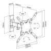 Support Pour Téléviseur SBOX LCD-221 / 13"-42"