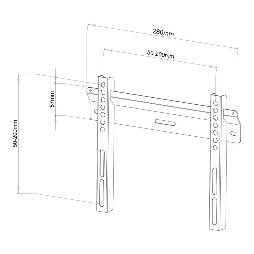 Support Mural Pour Téléviseur SBOX PLB-114S / 19"-40"