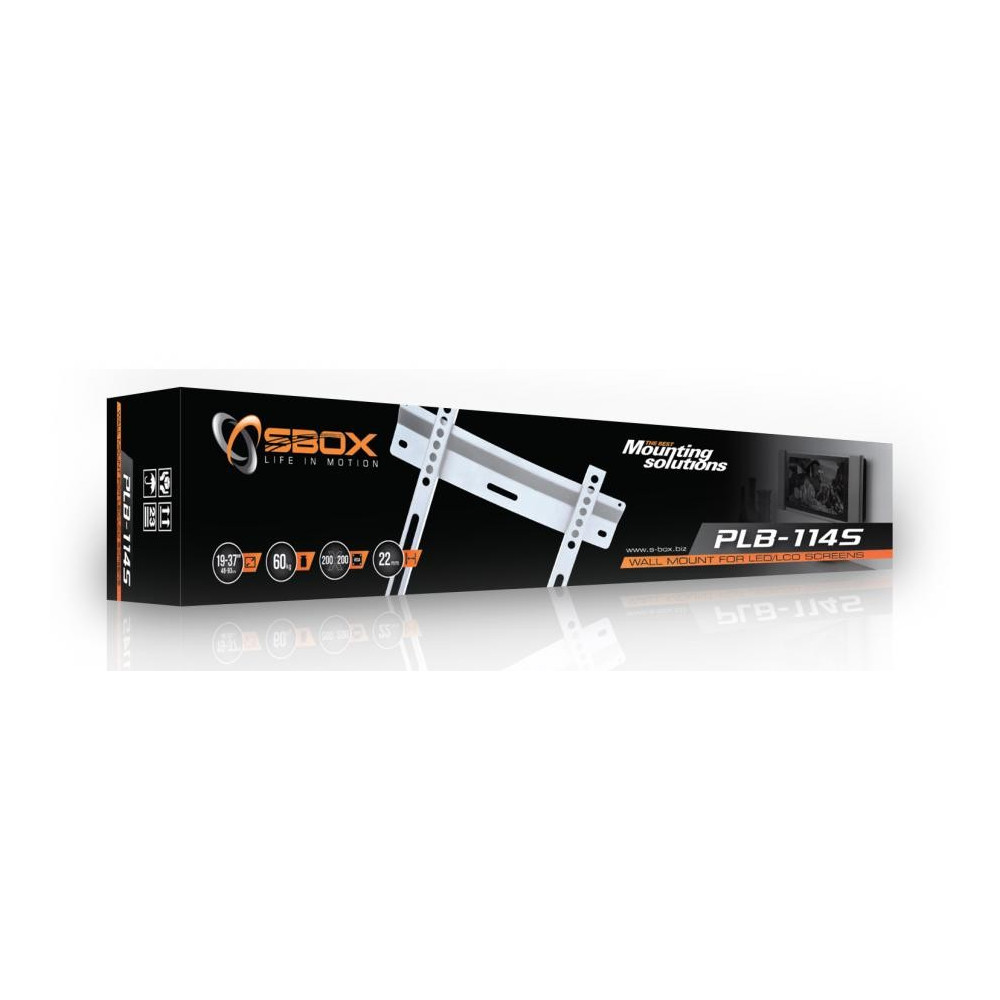 Support Mural Pour Téléviseur SBOX PLB-114S / 19"-40"