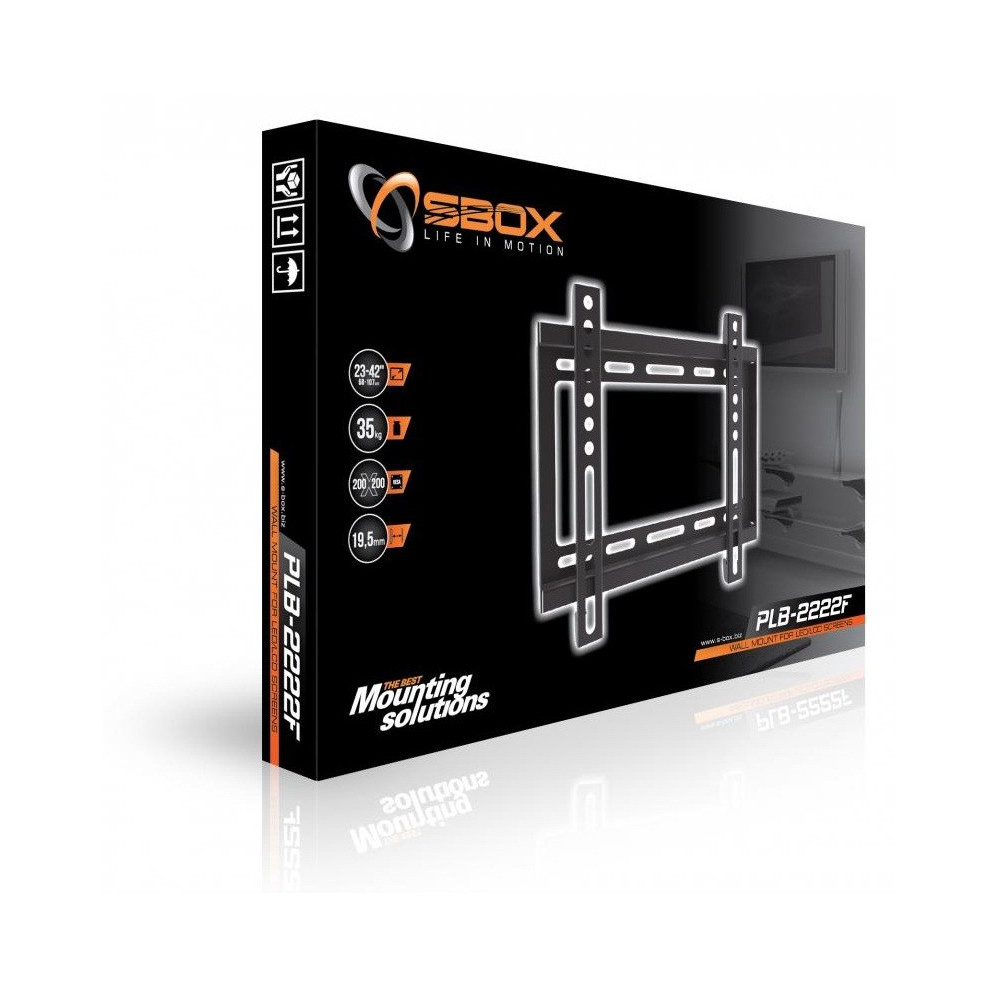 Support Mural Pour Téléviseur SBOX PLB-2222F / 23"-42"