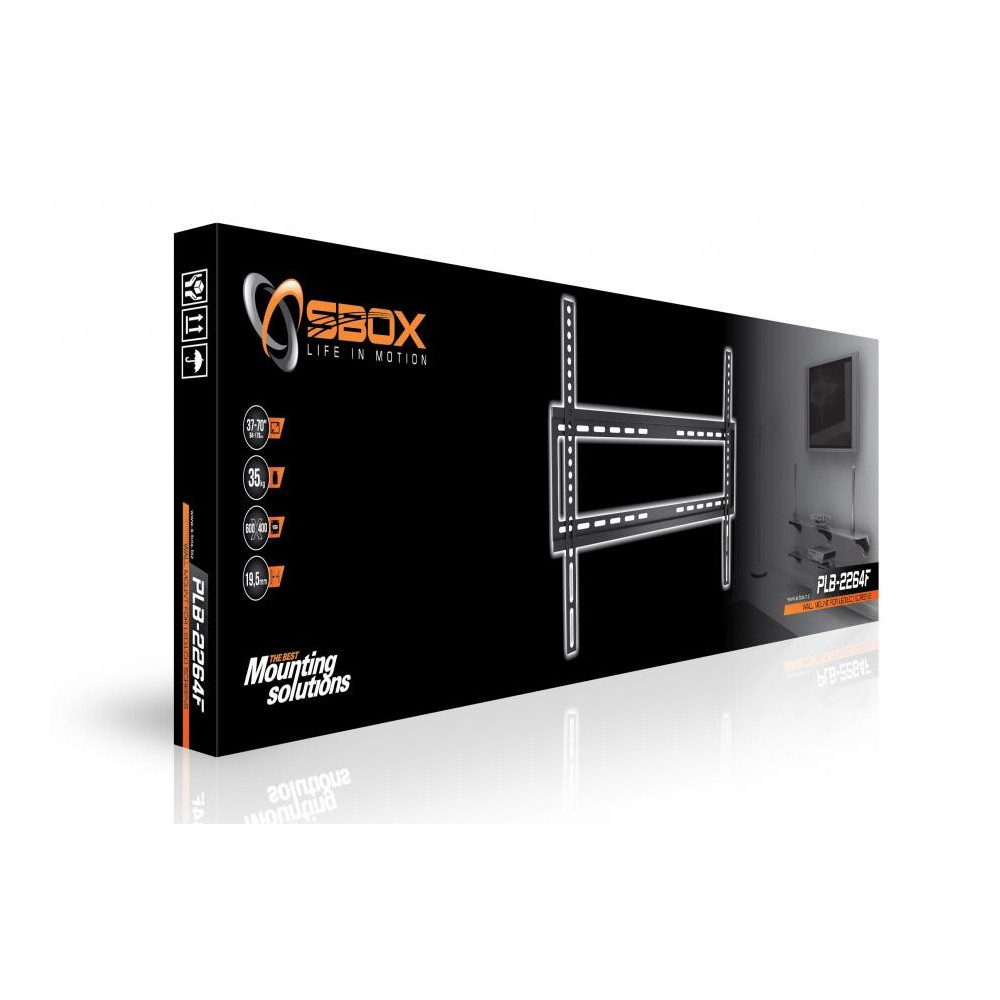 Support Mural Pour Téléviseur SBOX PLB-2264F / 37"-70"