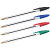 4x Stylos à bille BIC Cristal Medium 1mm / 4 Couleurs