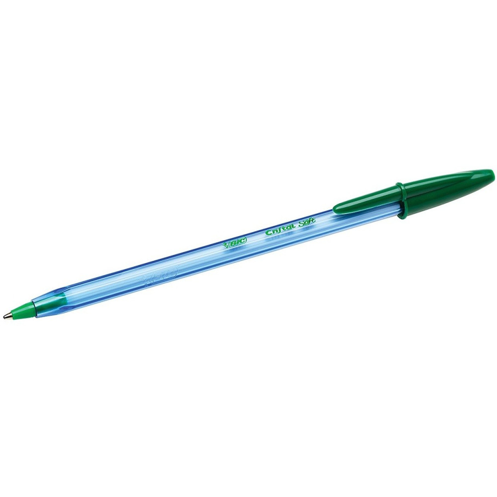 Stylo à bille BIC Cristal Soft 1.2mm / Vert