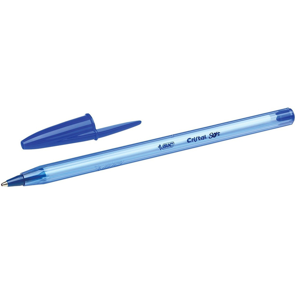 Stylo à bille BIC Cristal Soft 1.2mm / Bleu