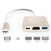 Adaptateur USB Type C vers HDMI / USB 3.0 / USB-C