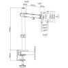 Support de bureau SBOX LCD-351/1 / 13"-27"