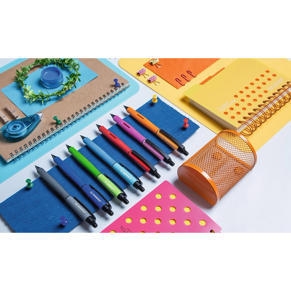 Stylo roller gel rétractable STABILO Palette 0.7 mm