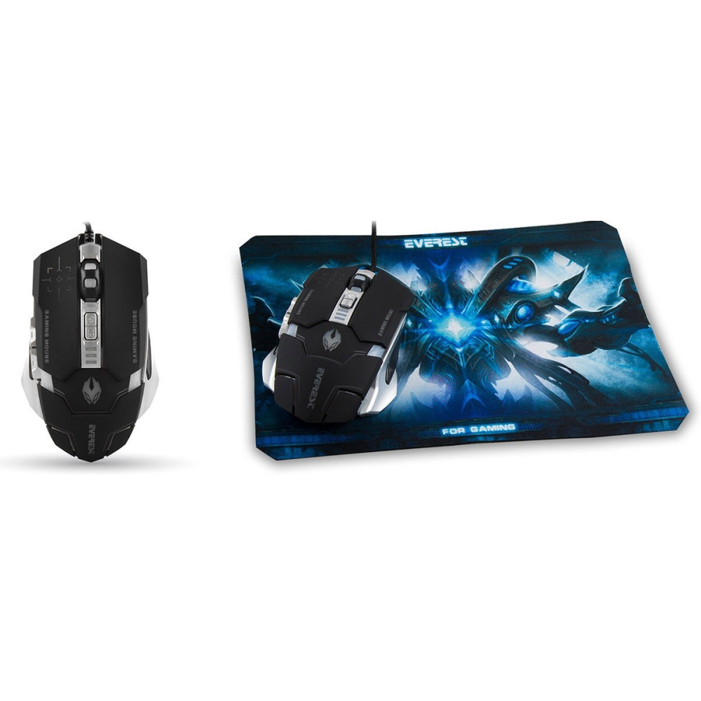 Ensemble Souris Gamer et Tapis Everest SGM-X9