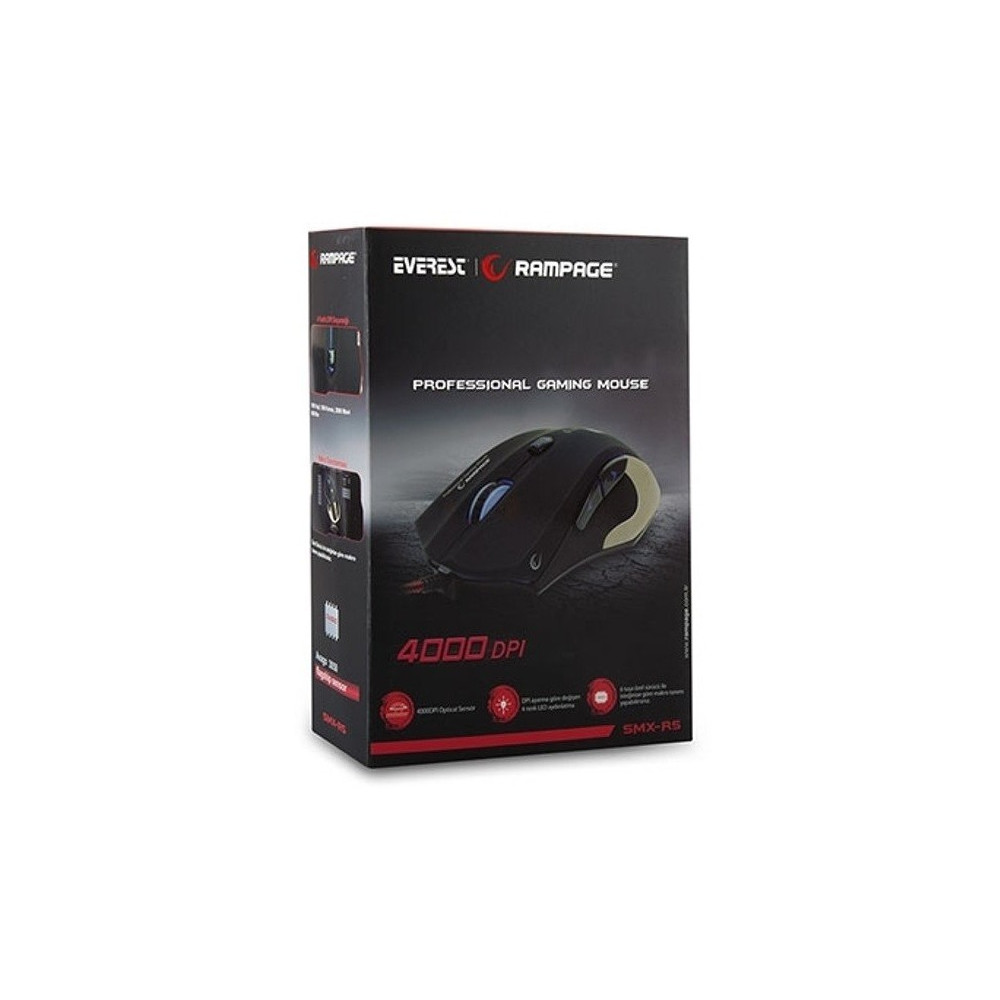 Souris Gaming Everest Rampage SMX-R5 / 4000DPI