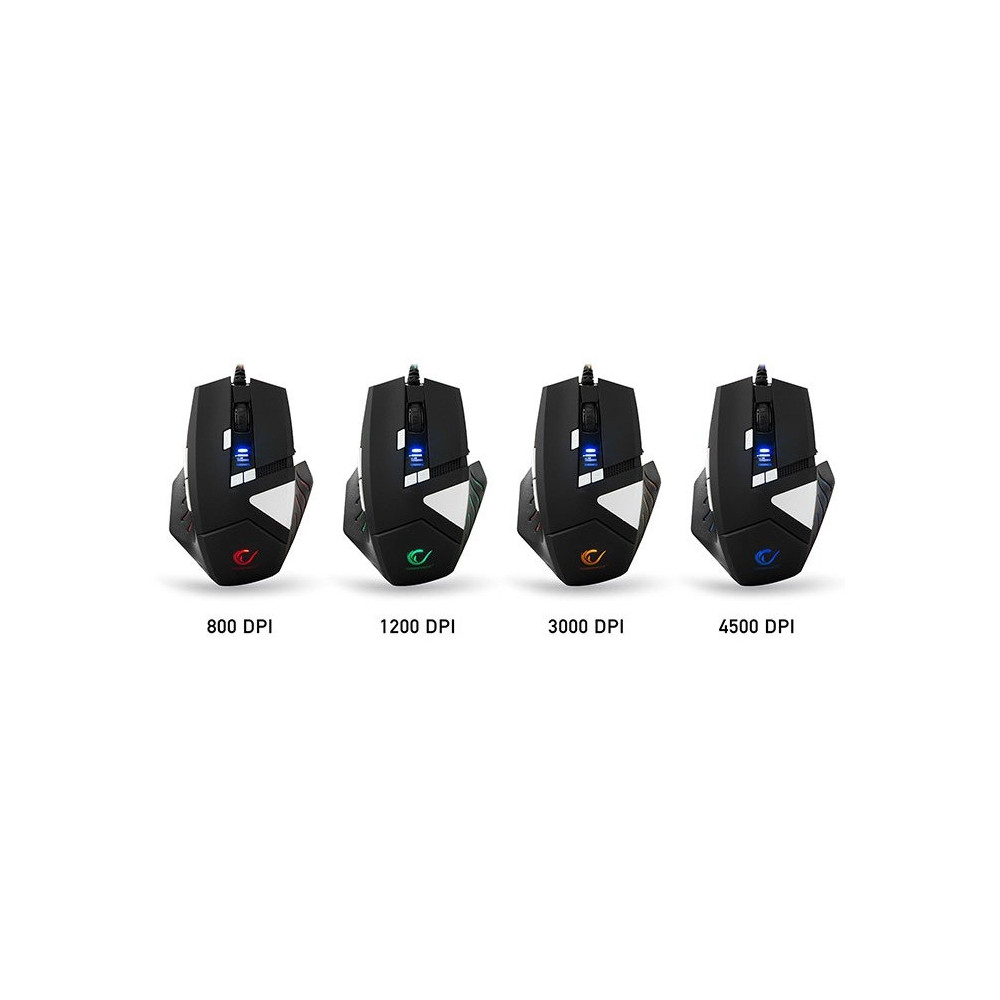 Souris USB Gaming Everest Rampage SGM-RX9 / 4500DPI + Tapis Offerte
