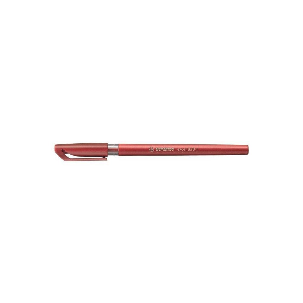 10x Stylos à bille STABILO Excel 828 F 0.3 mm / Rouge
