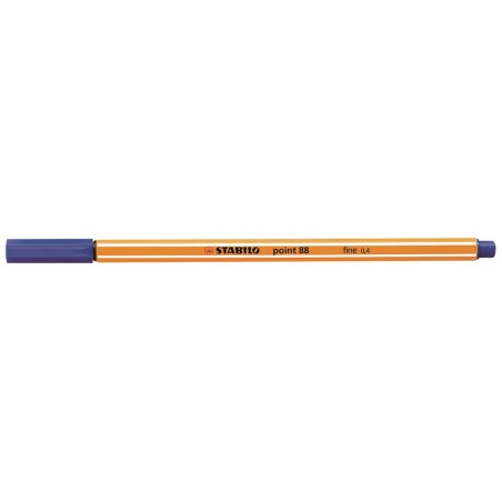 10 stylo-feutres d'écriture Point 88, encres assorties, pointe fine STABILO