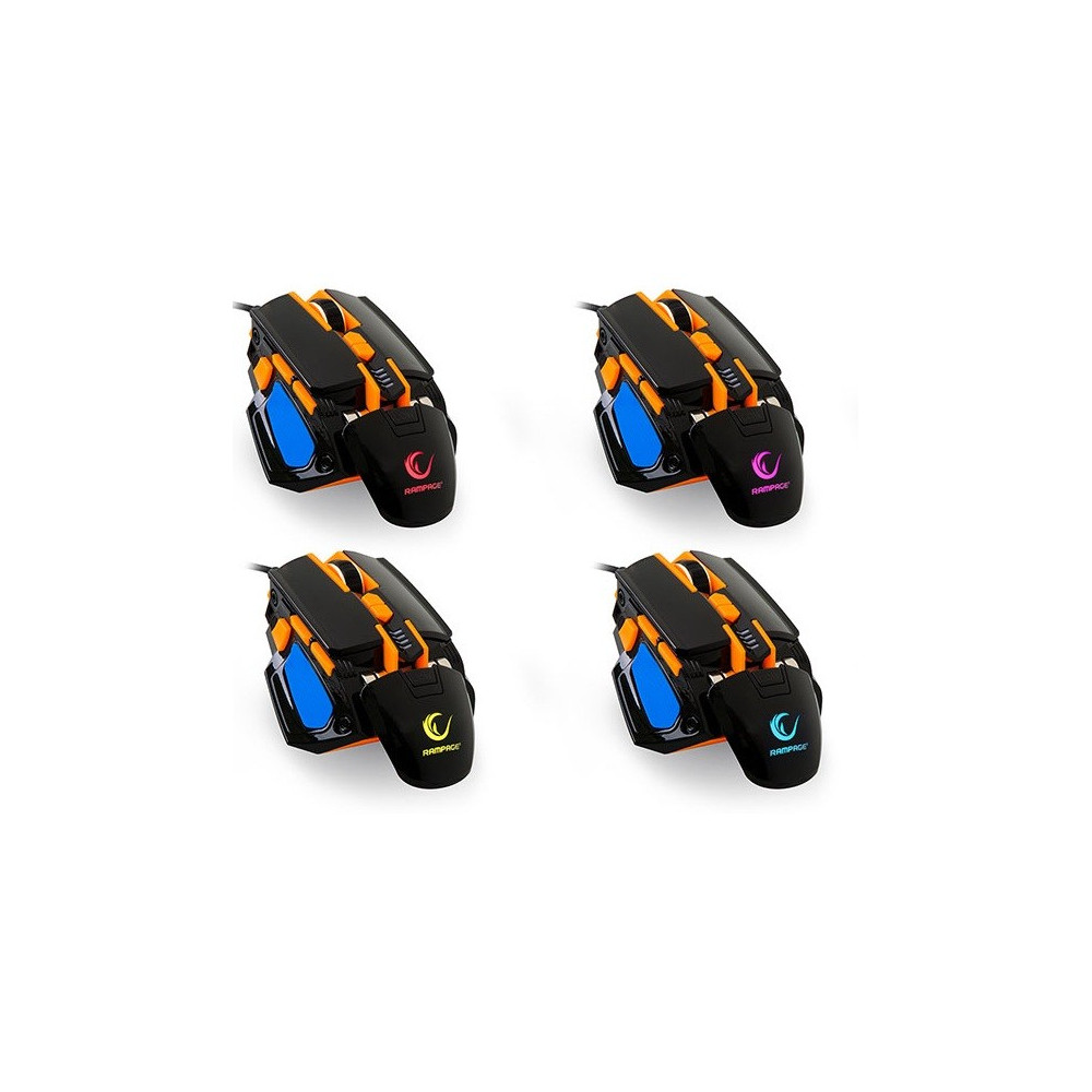 Souris USB Gaming Laser Everest Rampage SMX-R4 / 4800DPI