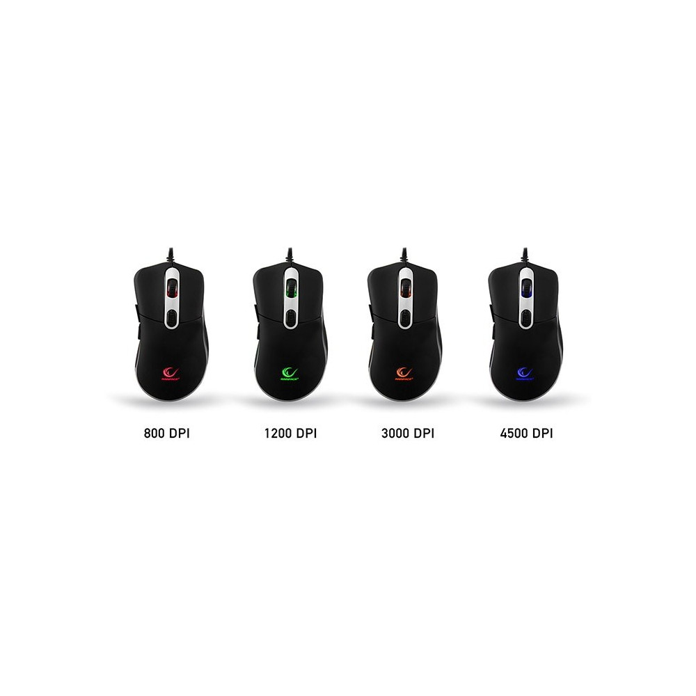 Souris USB Gaming Laser Everest Rampage SGX-RX7 / 4500DPI + Tapis Offerte
