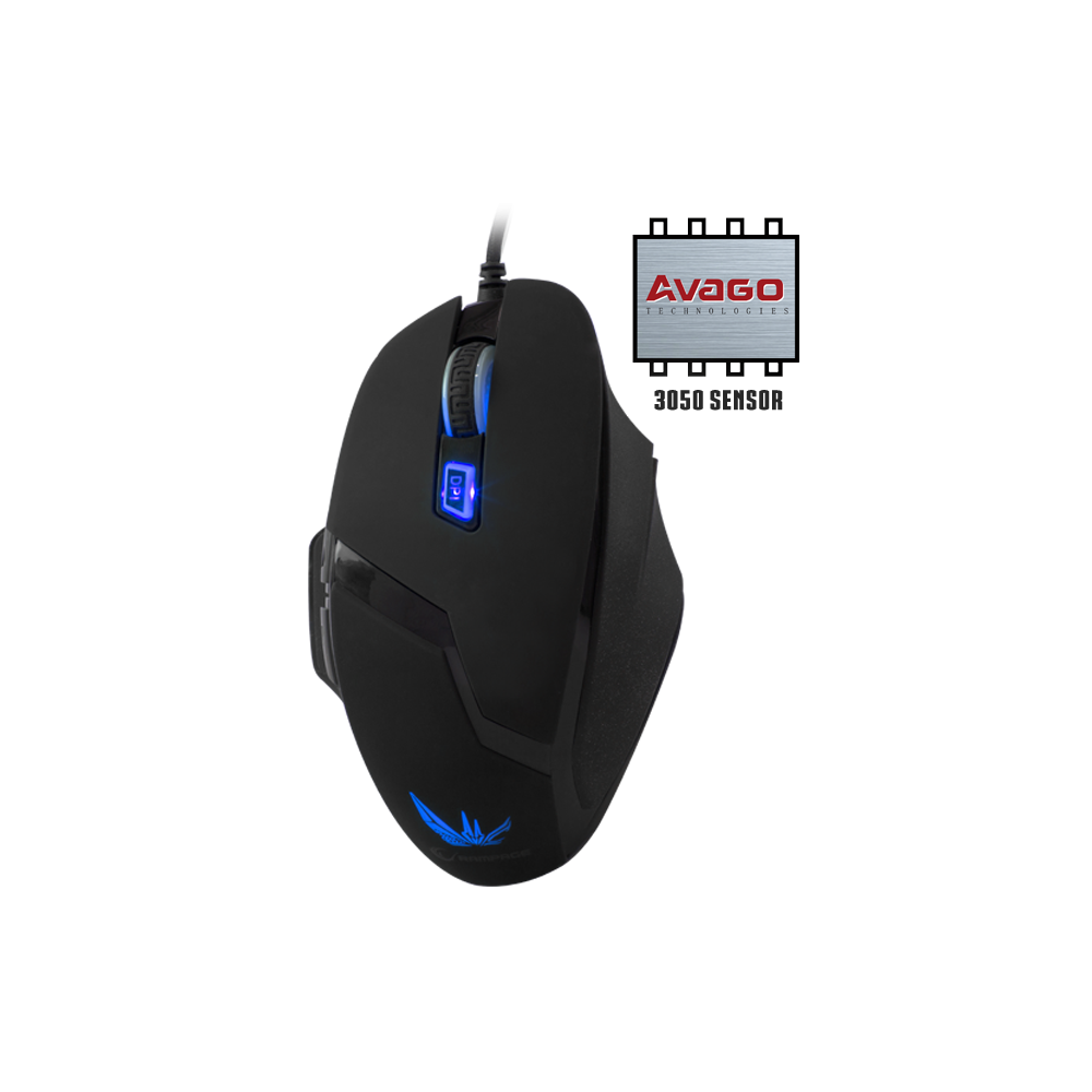 Souris USB Gaming Laser Everest Rampage SMX-R7 / 4000DPI