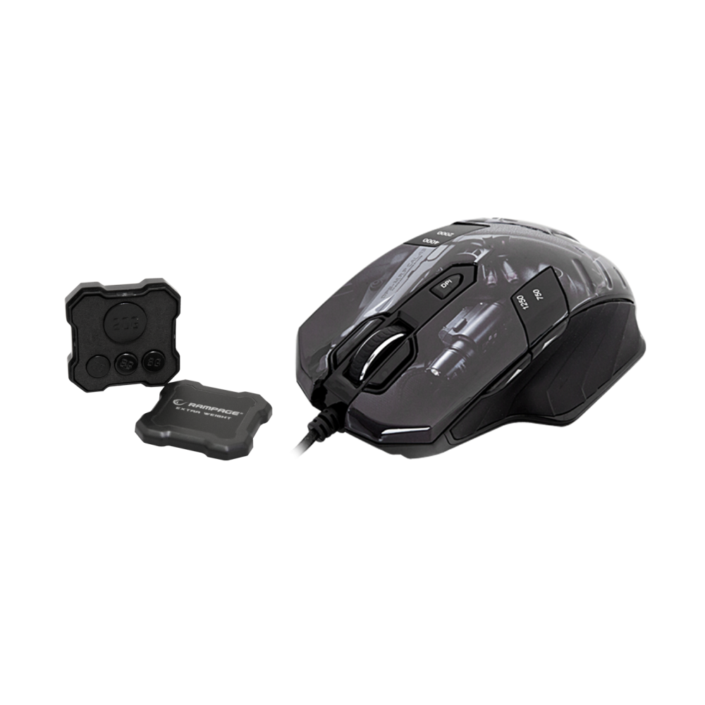 Souris USB Laser Gaming Everest Rampage GX-CORE8 / 4000DPI