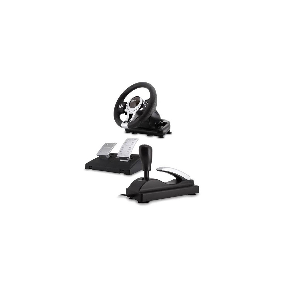 Volant pour Jeux USB Snopy V5H Pro métallique Avec Boite Vitesse / Pour PC