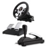 Volant pour Jeux USB Snopy V5H Pro métallique Avec Boite Vitesse / Pour PC
