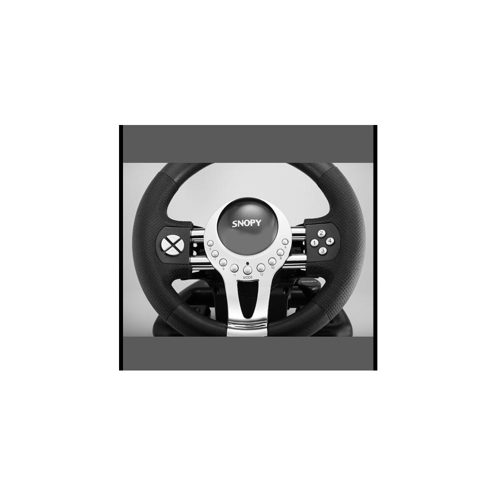 Volant pour Jeux USB Snopy V5H Pro métallique Avec Boite Vitesse / Pour PC