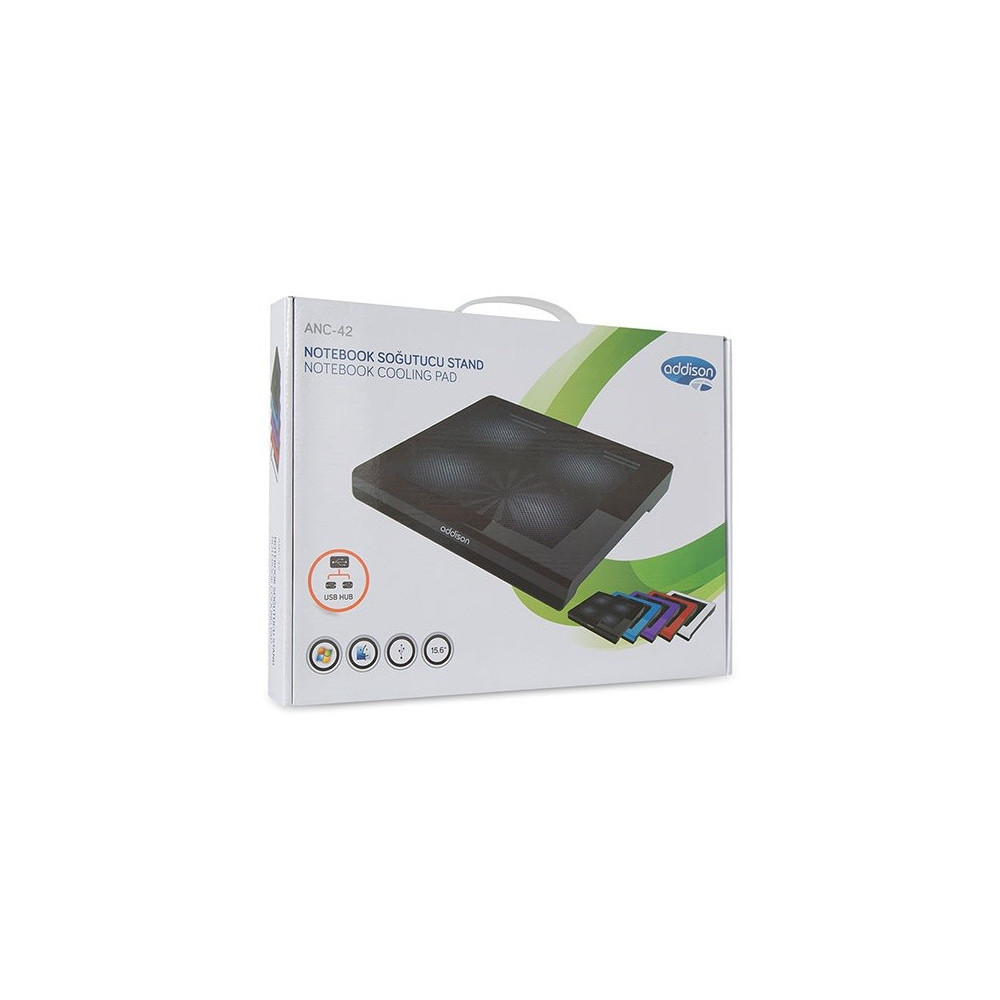 Refroidisseur USB Addison ANC-42 Pour PC Portable 15.6" / Violet