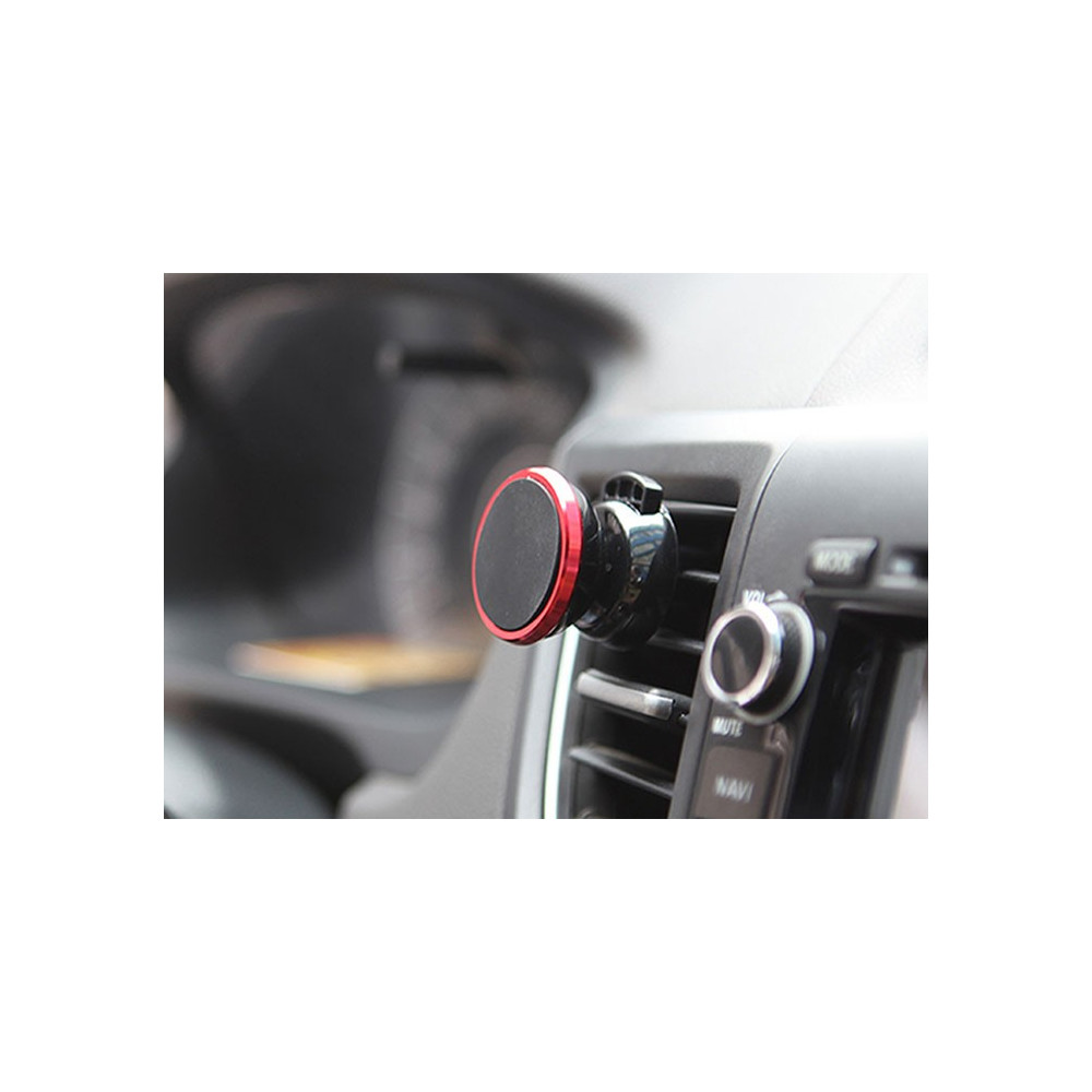Mini Support de Voiture Magnétique Addison ADS-118 Pour Téléphone Portable / Rouge