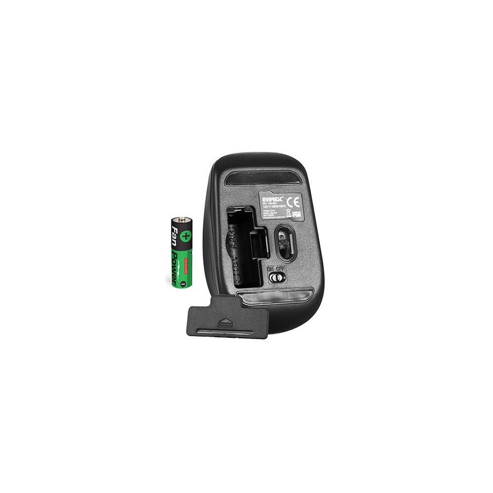 Souris Sans Fil Everest Mavi 6D / 1600 DPI / Rouge