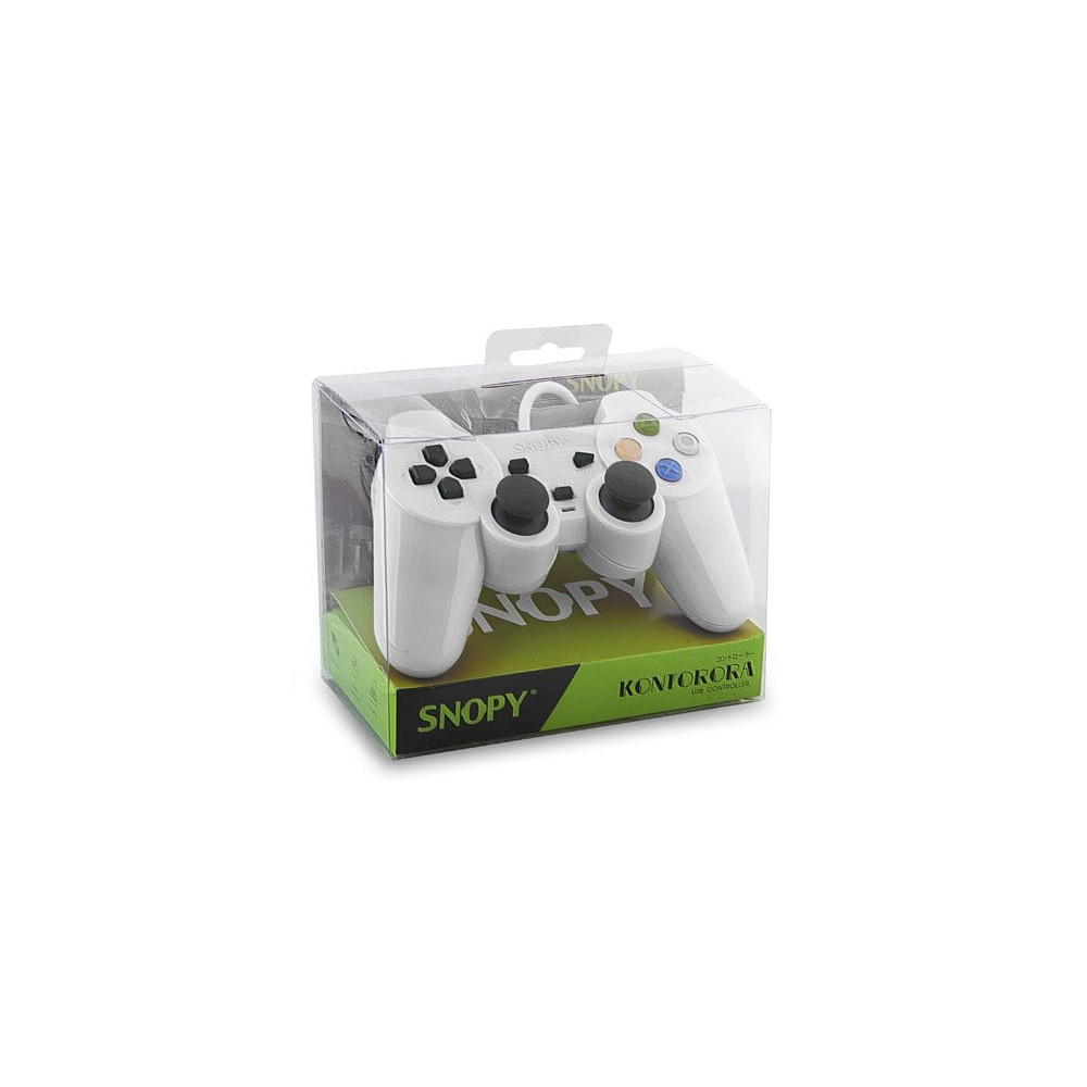 Manette de Jeux USB avec Analogue Snopy SG-302 / Blanche