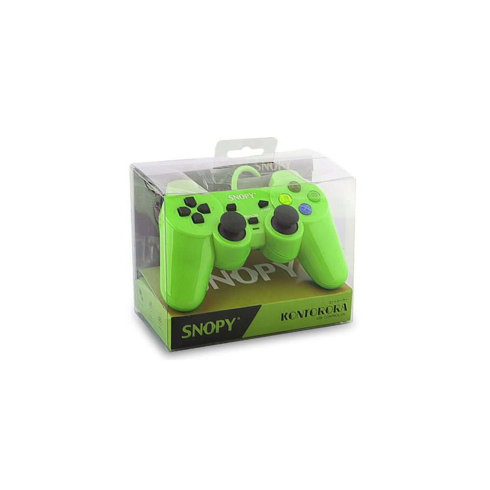 Manette de Jeux USB avec Analogue Snopy SG-302 / Vert