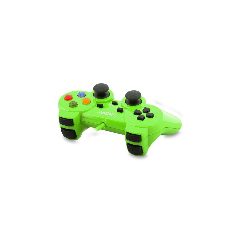 Manette de Jeux USB avec Analogue Snopy SG-302 / Vert