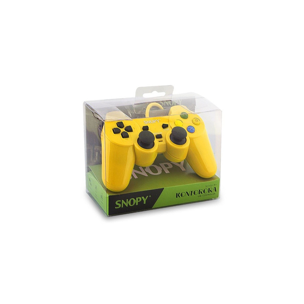 Manette de Jeux USB avec Analogue Snopy SG-302 / Jaune