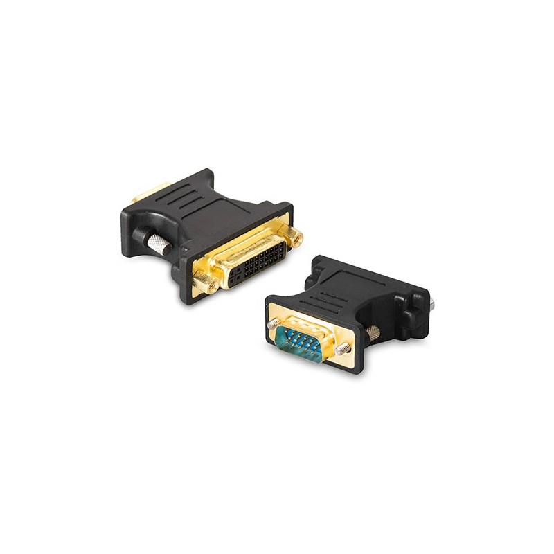 Adaptateur S-link DVI-I 24p+1 Femelle Vers VGA Male
