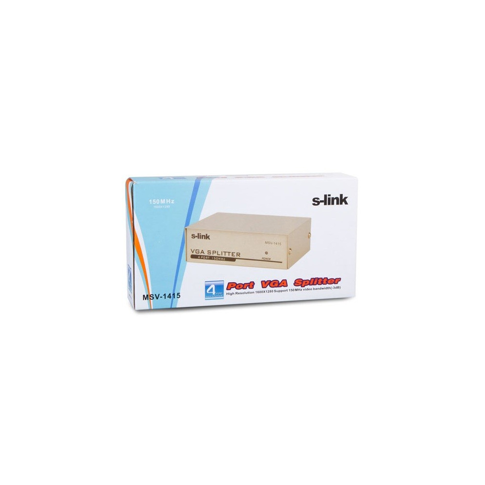 Splitter  VGA S-link 4 Ports 150Mhz