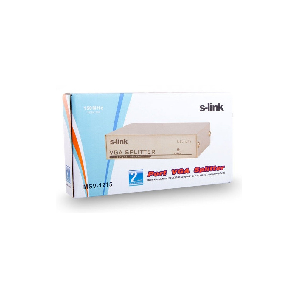 Splitter  VGA S-link 2 Ports 150Mhz